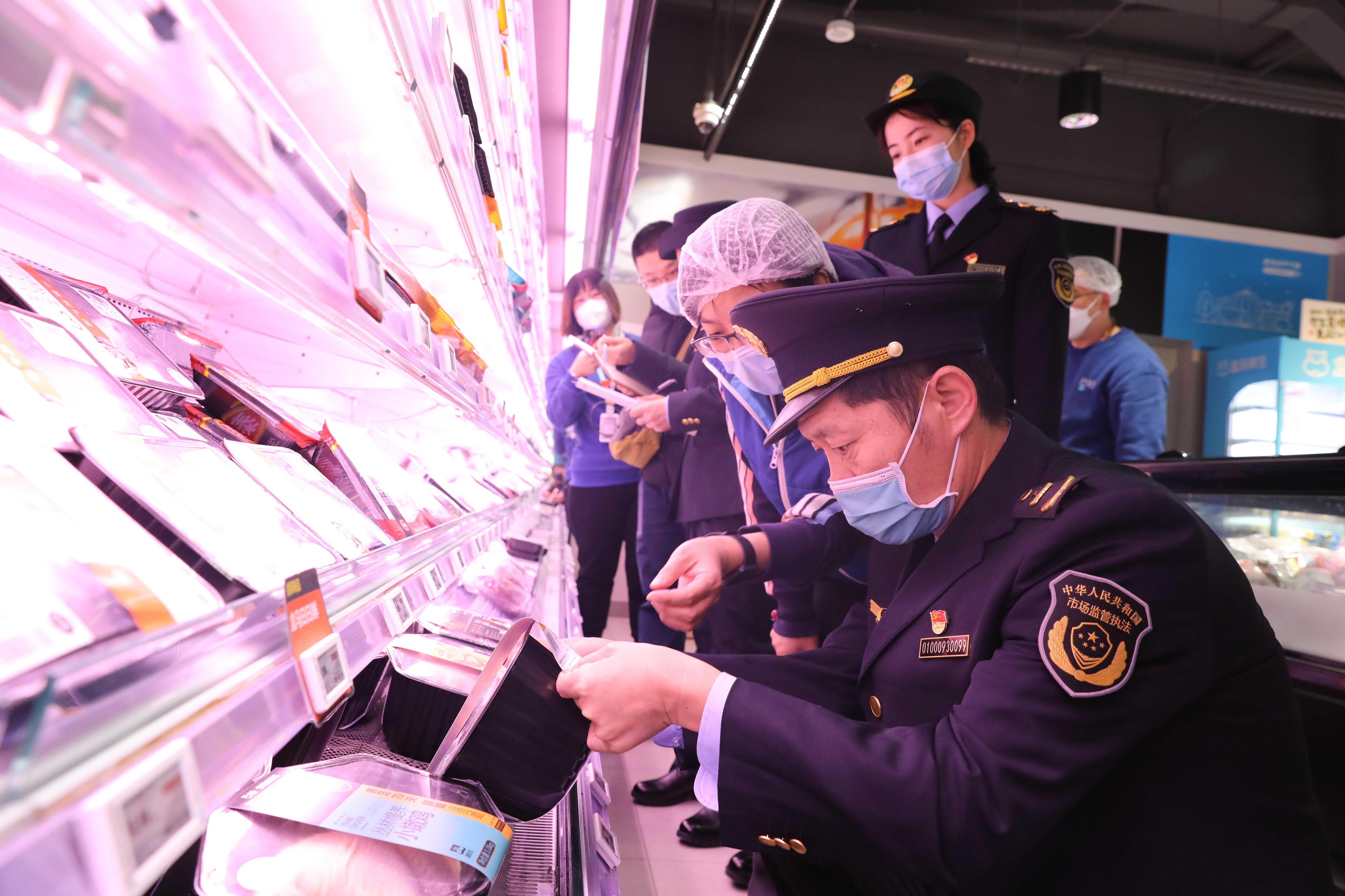 北京通州开展放心肉菜示范超市“回头看”专项检查