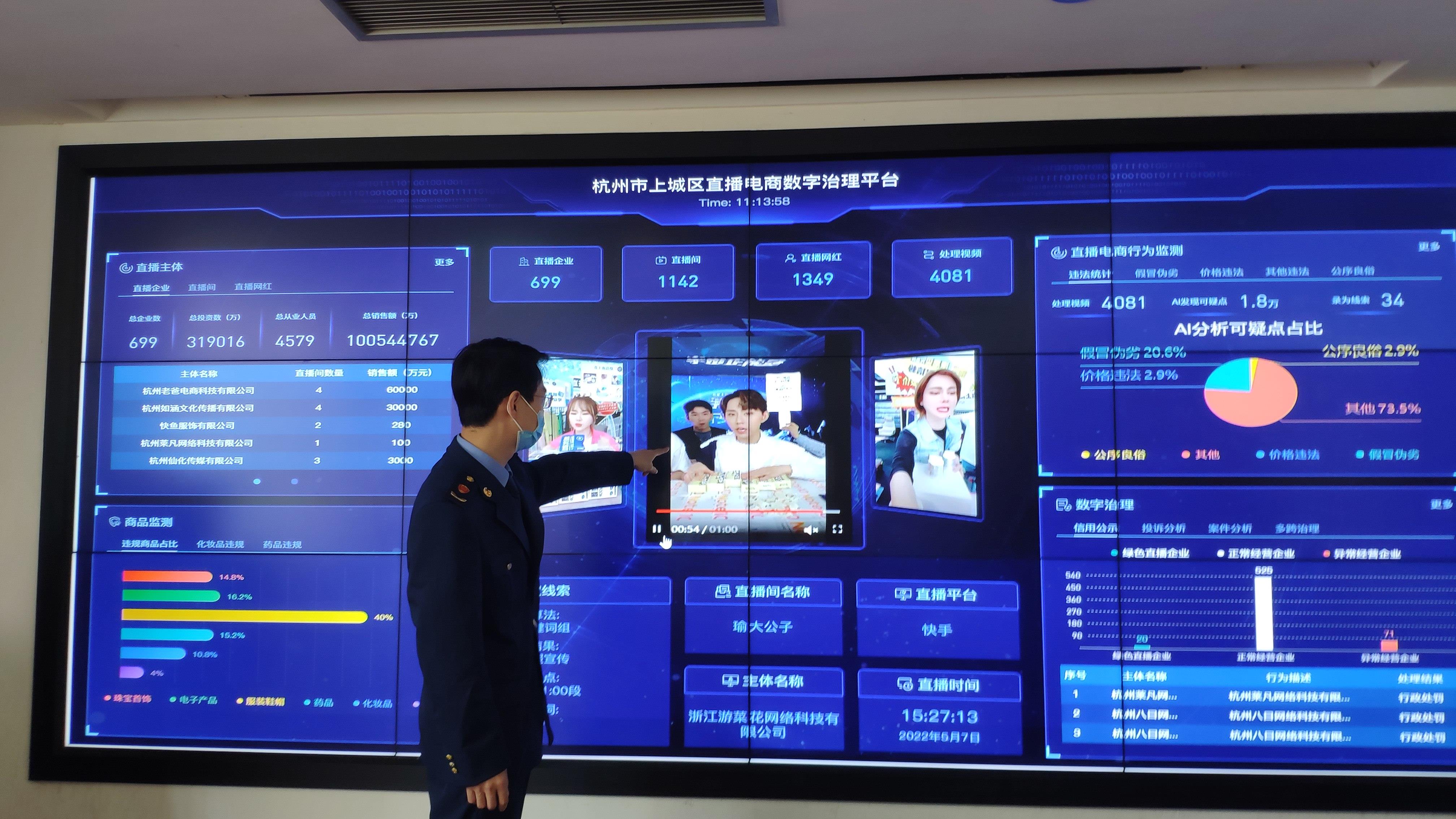  杭州市上城区692家直播企业被纳入数字化监管
