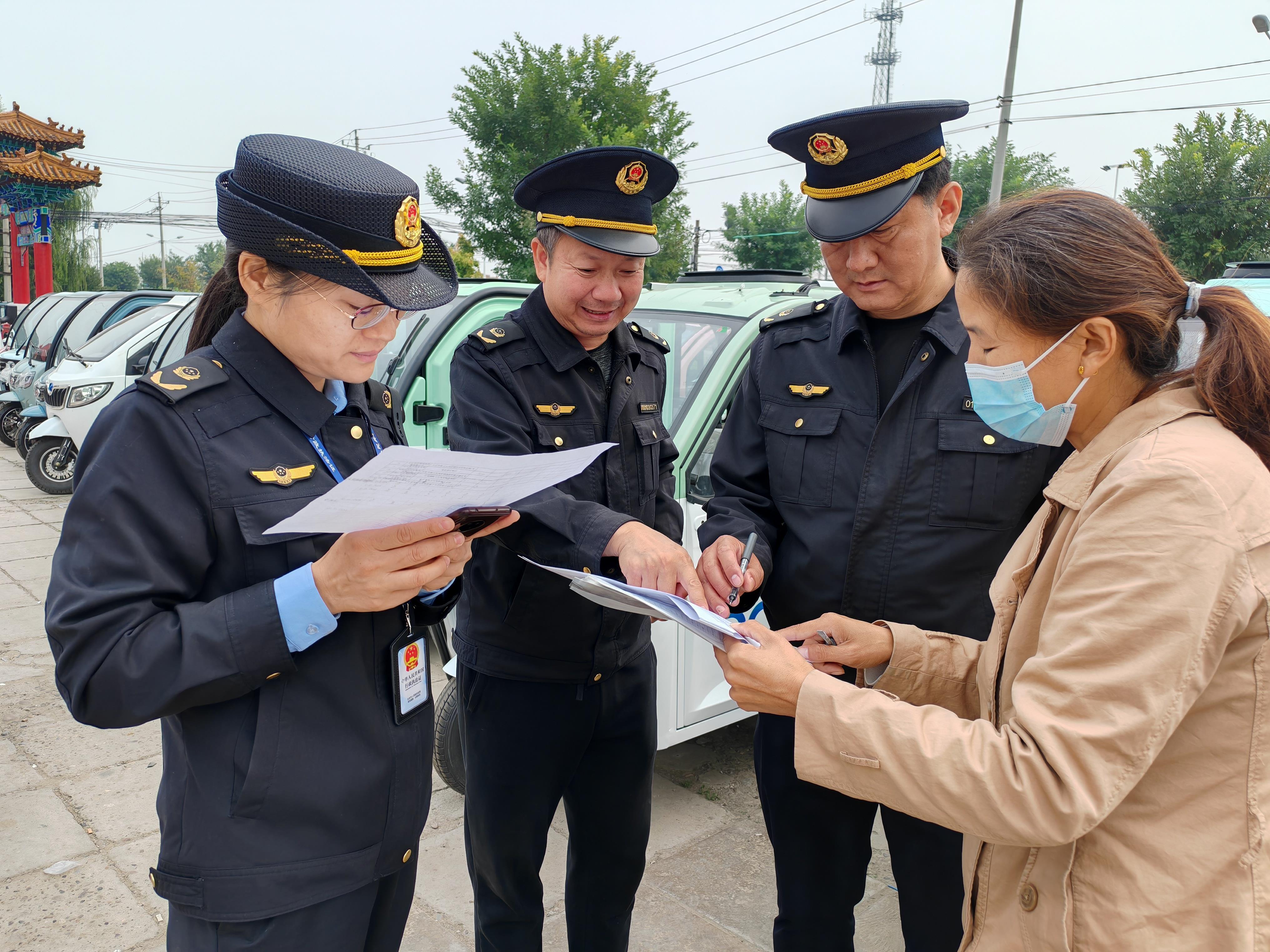 北京顺义：专项检查电动三四轮车