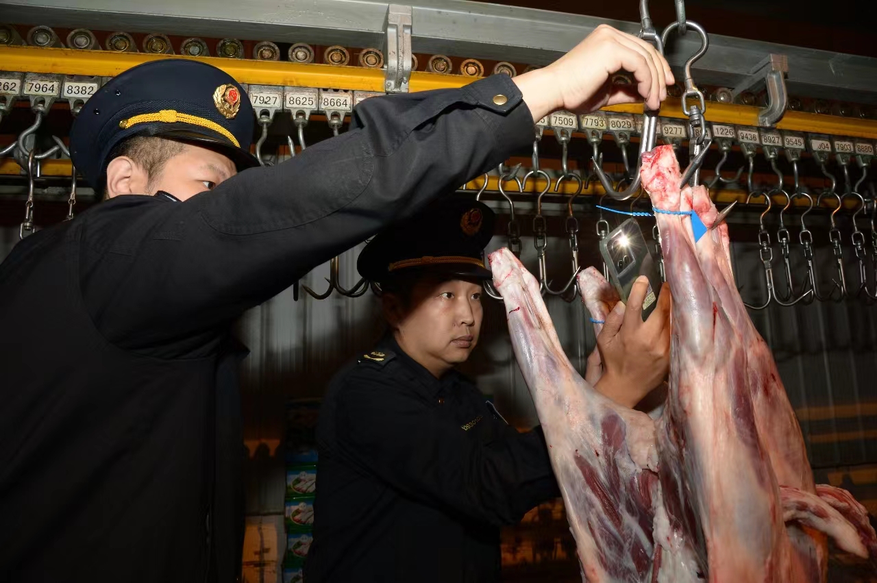 北京通州深夜袭击抽检畜禽肉