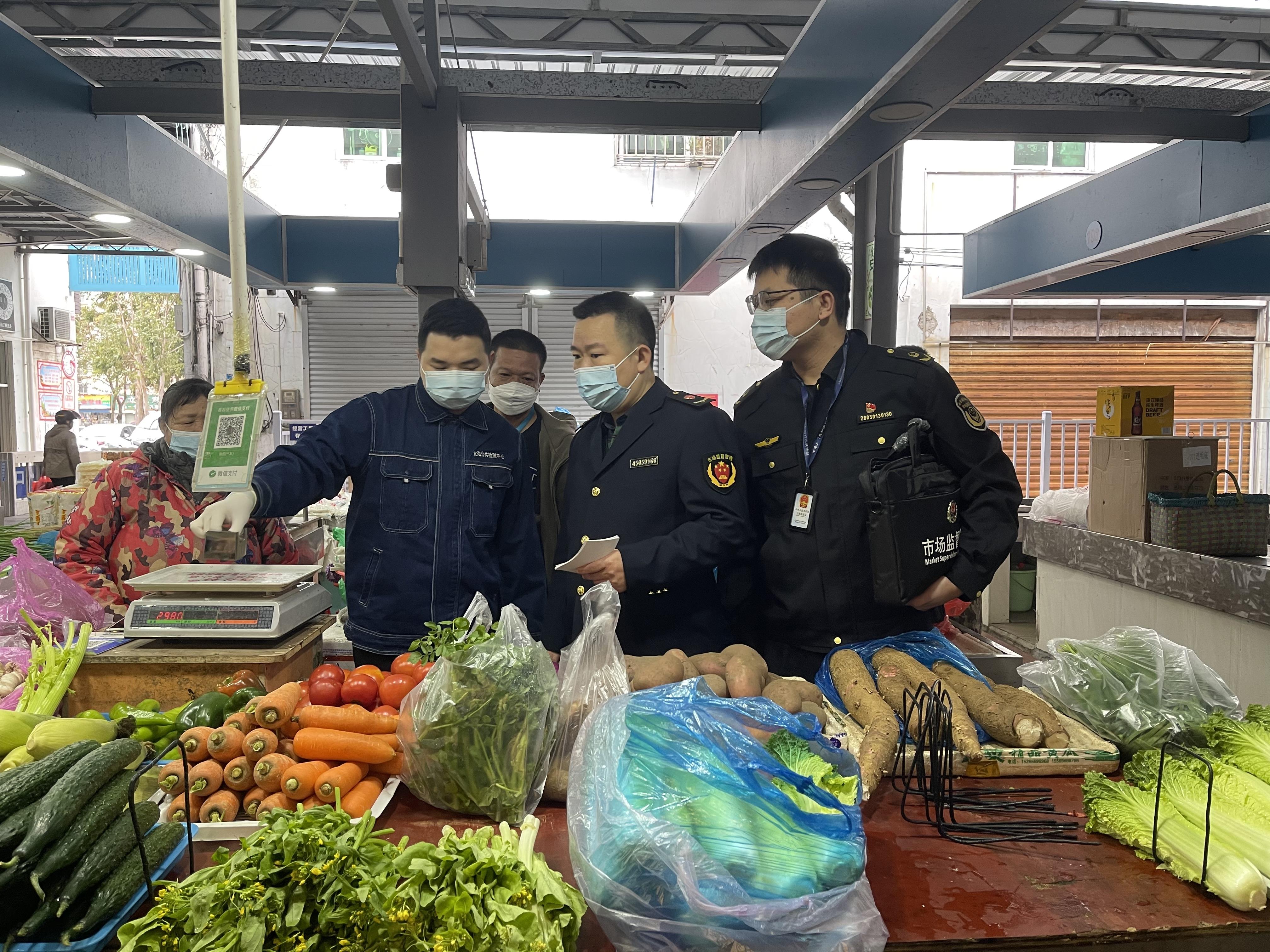  广西北海：开展农贸市场计量器具突击检查行动