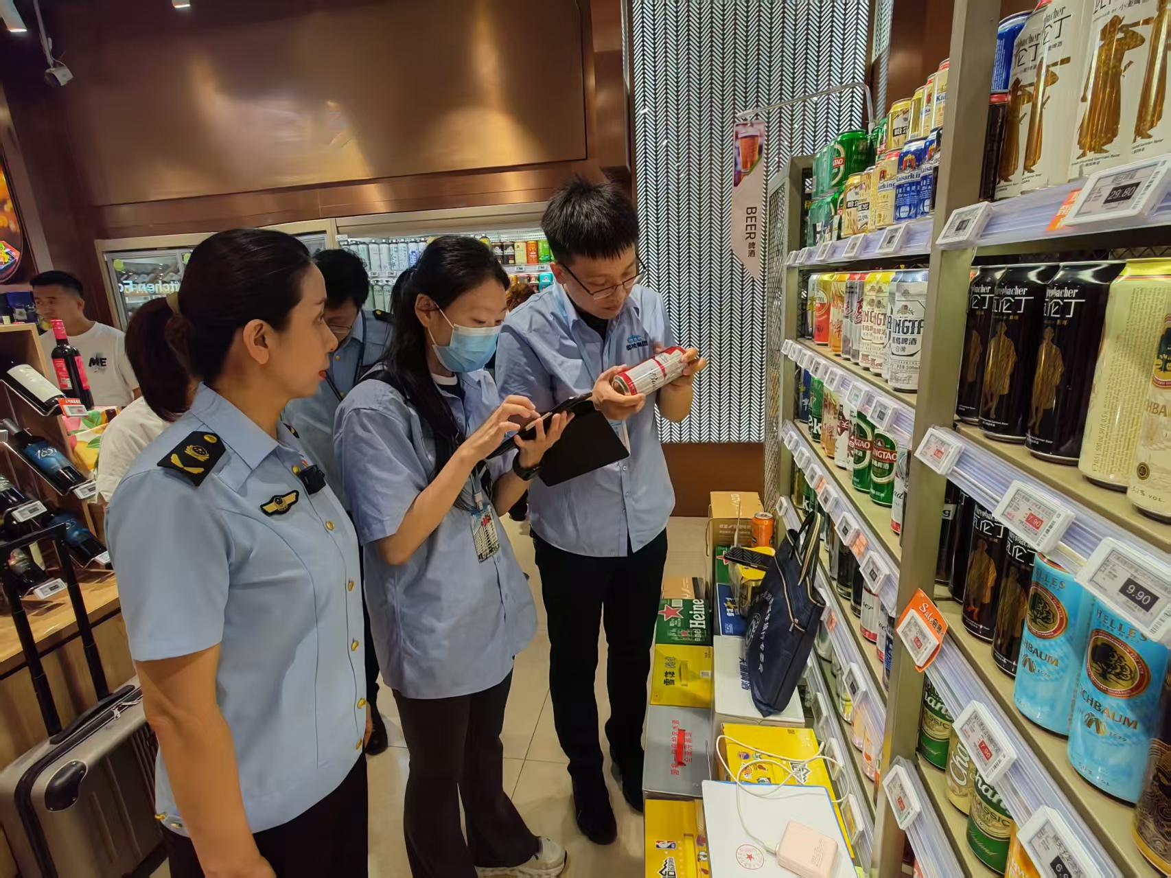 沈阳市皇姑区：“你点我检”进商超