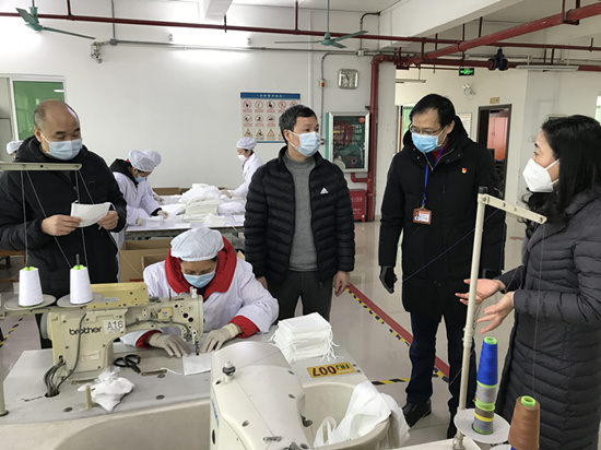 广西柳州启动“一站式”联动响应机制 30小时解决口罩生产难题
